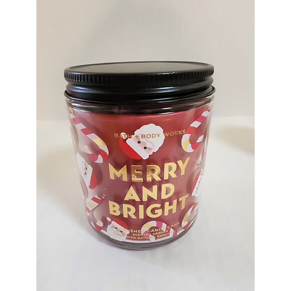 Bath & Body Works Lot of 4 Single Wick Holiday Scents Candles  7 oz - Picture 4 of 5